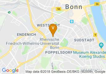 map of University of Bonn