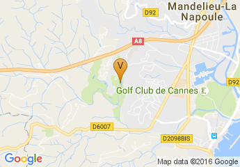 map of Mandelieu Centre Expo Congres