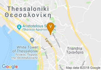 map of Aristotle University of Thessaloniki