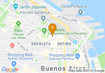 map of Alvear Palace Hotel