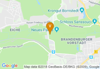 map of University of Potsdam