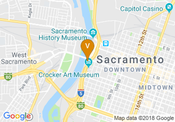 map of Embassy Suites by Hilton Sacramento Riverfront Promenade