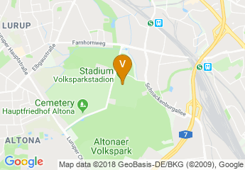 map of Volksparkstadion