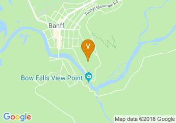 map of Banff Centre for Arts and Creativity