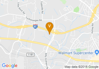 map of Sheraton Charlotte Airport Hotel