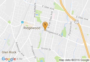 map of Downtown East Ridgewood