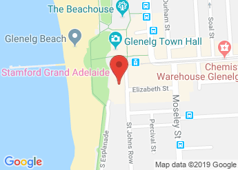 map of Stamford Grand Adelaide Hotel