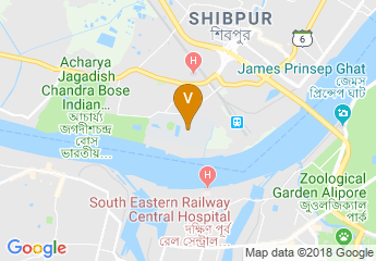 map of Indian Institute of Engineering Science and Technology Shibpur