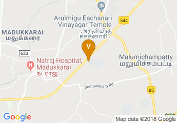map of Karpagam Institute of Technology