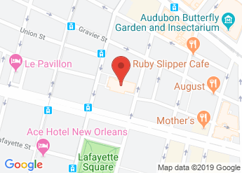 map of InterContinental New Orleans