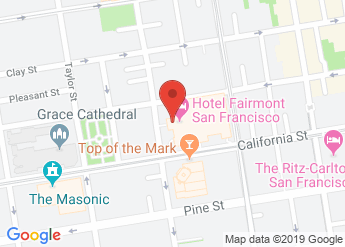 map of Fairmont San Francisco