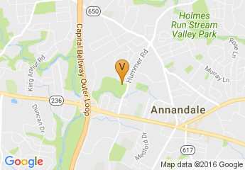 map of Annandale va Fire House Expo Hall