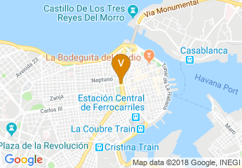 map of Great Theatre of Havana