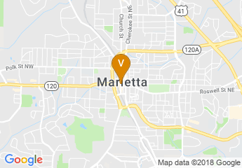 map of Marietta Square