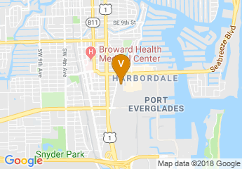 map of Hyatt Place Fort Lauderdale 17th Street Convention Center