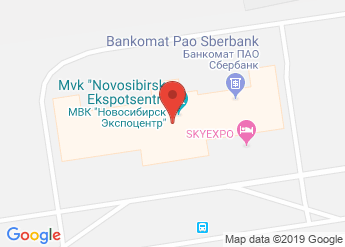 map of Novosibirsk Expo Center