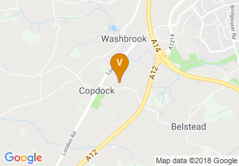 map of Copdock Hall