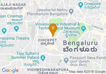 map of Hotel Bangalore Gate