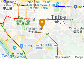 map of Shangri-La's Far Eastern Plaza Hotel, Taipei
