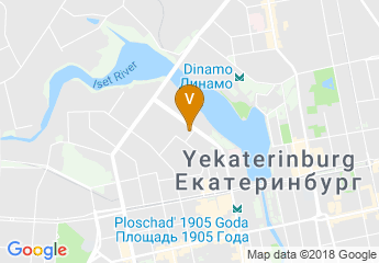 map of Hyatt Regency Ekaterinburg