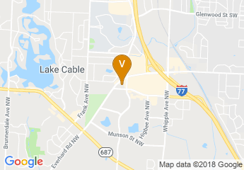map of Holiday Inn Canton (Belden Village)