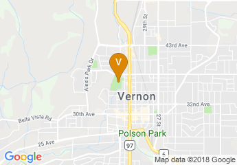 map of Greater Vernon Recreation Center