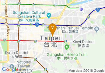 map of Grand Hyatt Taipei