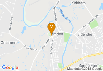 map of The Camden Show Hall