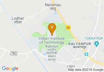 map of Indian Institute of Technology Kanpur