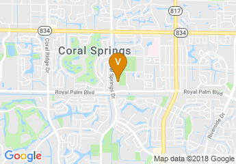 map of Coral Springs Gymnasium