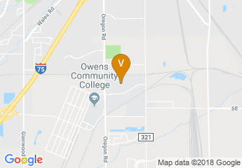 map of Owens Community College Student Health and Activities Center (SHAC)