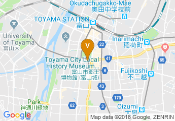 map of Toyama International Conference Center Otemachi Forum