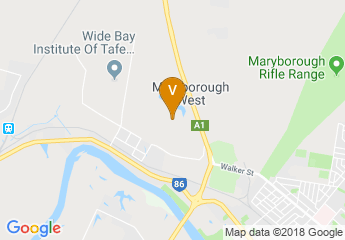 map of Maryborough Showgrounds & Equestrian Park
