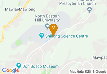 map of North-Eastern Hill University