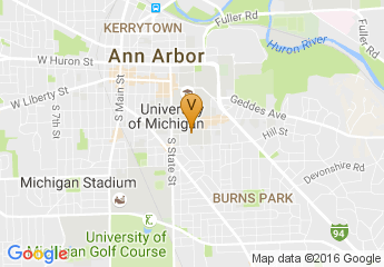 map of Ann Arbor Pinball Museum