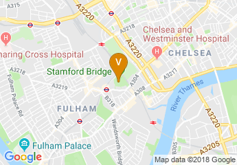 map of Chelsea FC