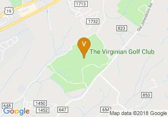map of Virginian Golf Club