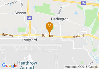 map of Radisson Blu Edwardian, Heathrow