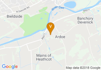 map of Mercure Aberdeen Ardoe House Hotel