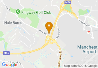 map of Manchester Airport Marriott Hotel