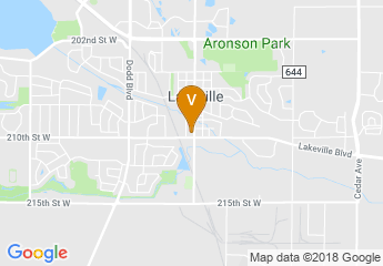 map of Lakeville Area Arts Center