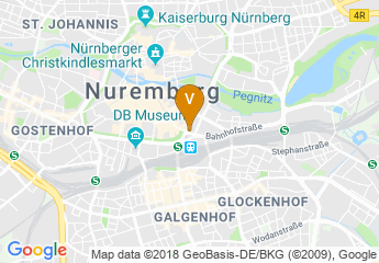 map of Le Meridien Grand Hotel Nuremberg