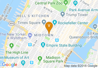 map of Association of the Bar of the City of New York