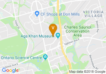 map of Japanese Canadian Cultural Centre