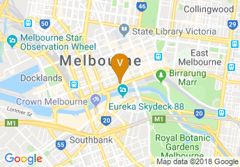map of Victoria University City Flinders Campus