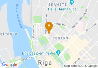 map of Stockholm School of Economics in Riga