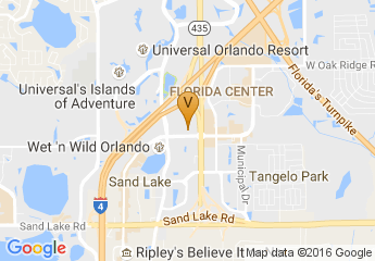 map of Orlando Wyndham Resort International Drive