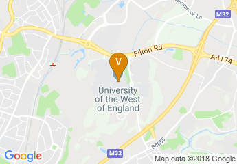 map of University of the West of England - Frenchay Campus