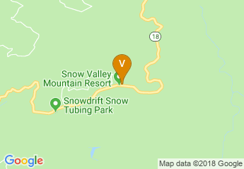 map of Rim Nordic Ski Area