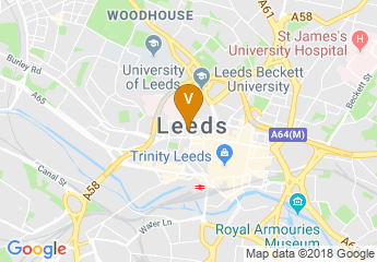 map of Leeds Town Hall